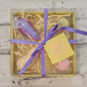 2005 Williams Sonoma Bunny Napkin Holders Set of 4 Easter Ceramic